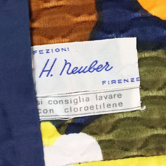 Vintage H. Neuber Women's 6/M Retro Mod MCM Floral Blazer Jacket Skirt Suit Set - Picture 7 of 16